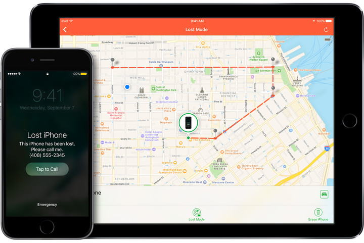 without app track iOS phone